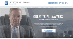 Desktop Screenshot of leventhal-law.com